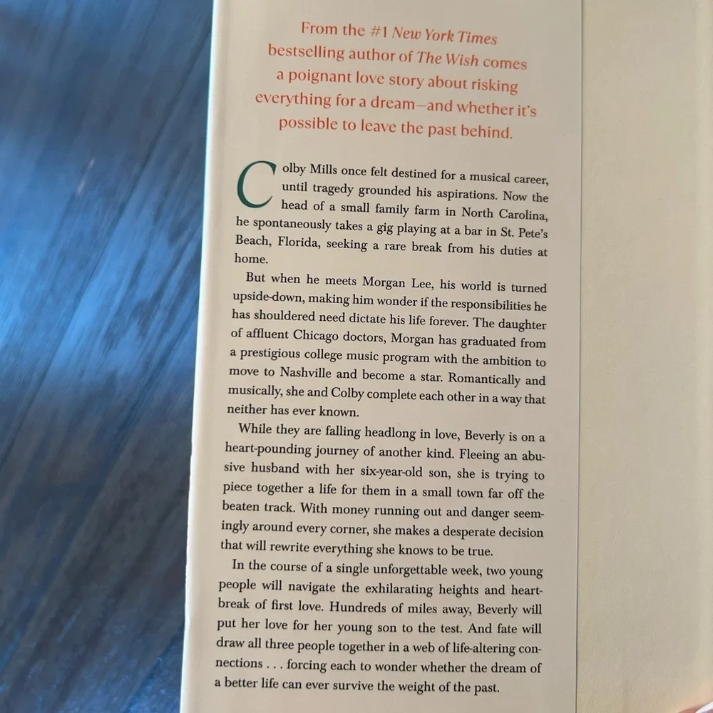 Dreamland by Nicholas Sparks Hardcover Book